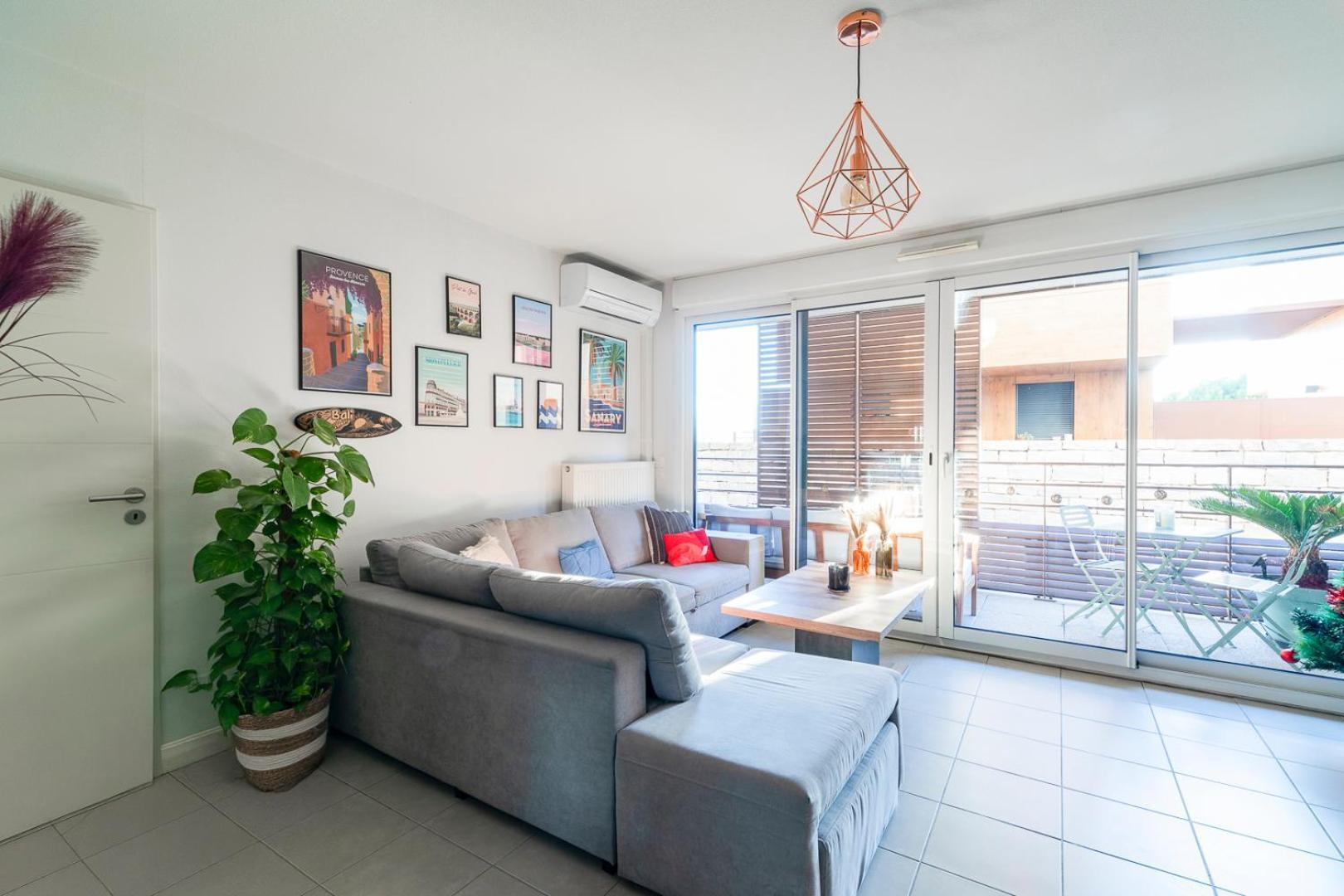 Appartement Charmant Au Porte De Montpellier Сен-Жан-де-Ведас Екстер'єр фото